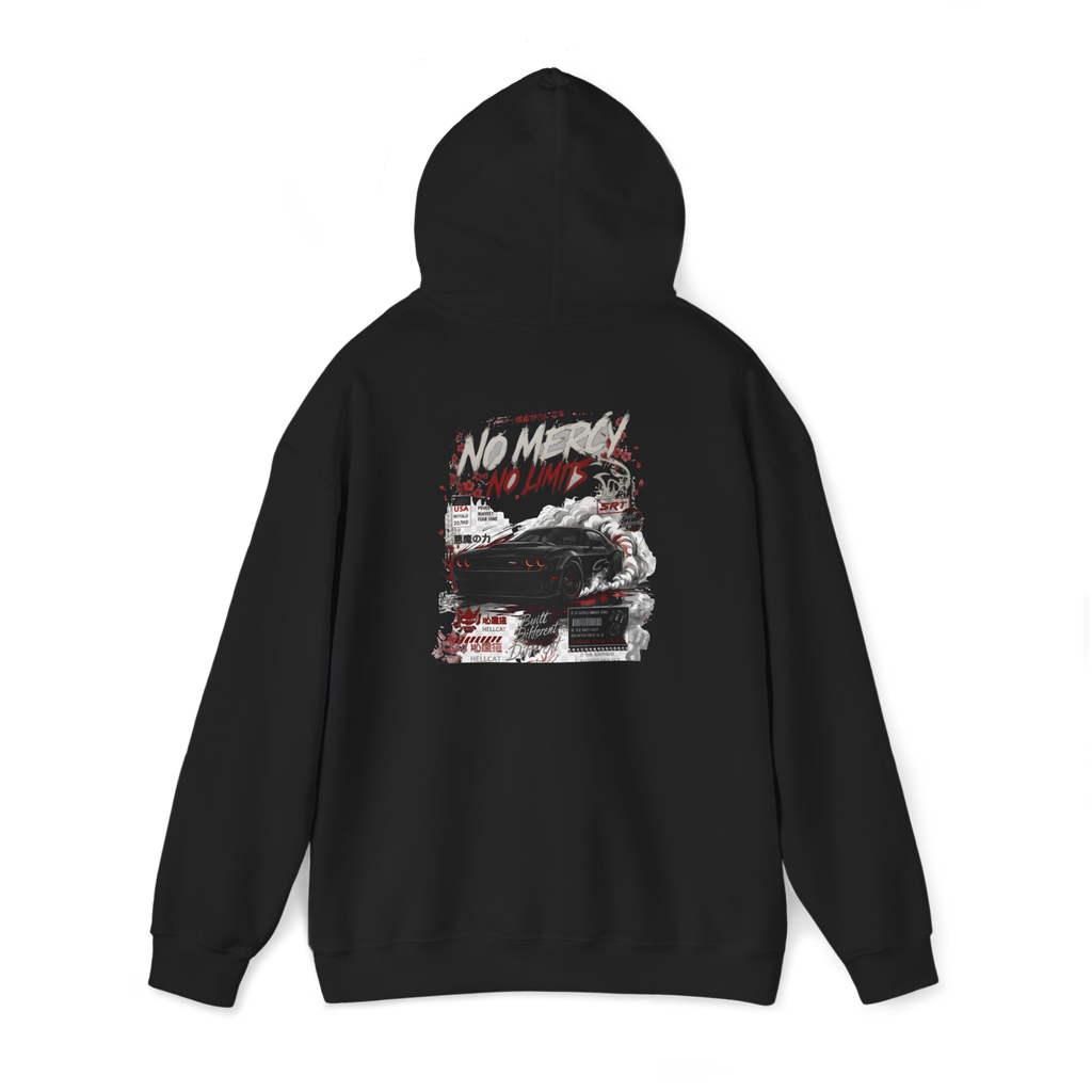 SRT Hellcat Hoodie – No Mercy Muscle Car Pullover