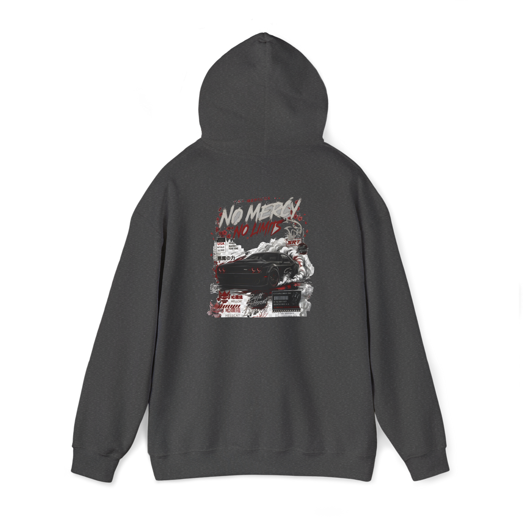 SRT Hellcat Hoodie – No Mercy Muscle Car Pullover