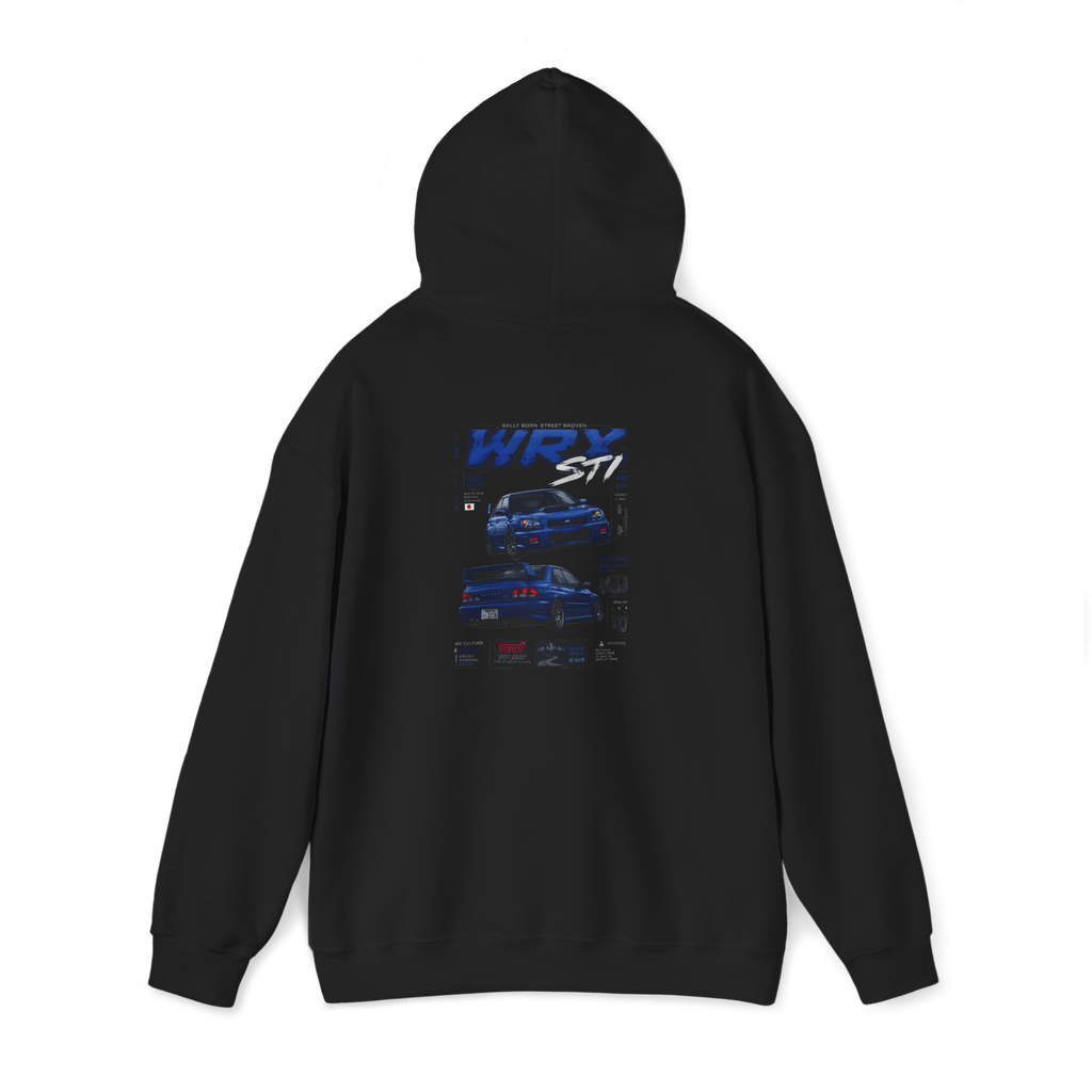 WRX STI Performance Hoodie — Racing Car Graphic Pullover