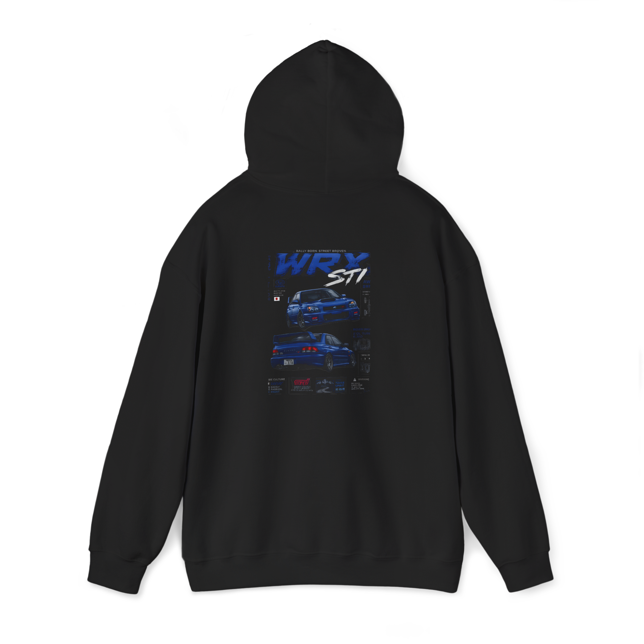 WRX STI Performance Hoodie — Racing Car Graphic Pullover