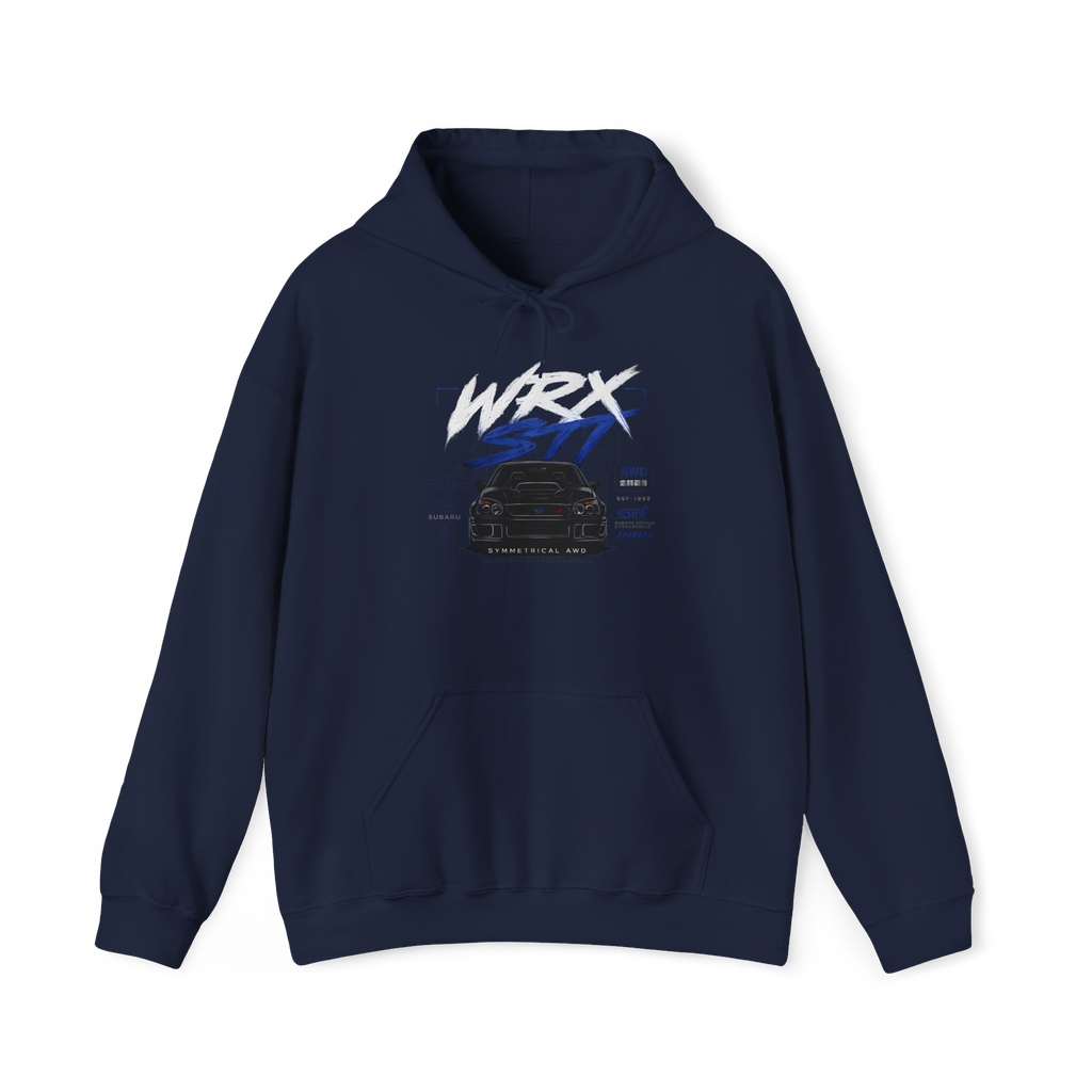WRX STI Performance Hoodie — Racing Car Graphic Pullover