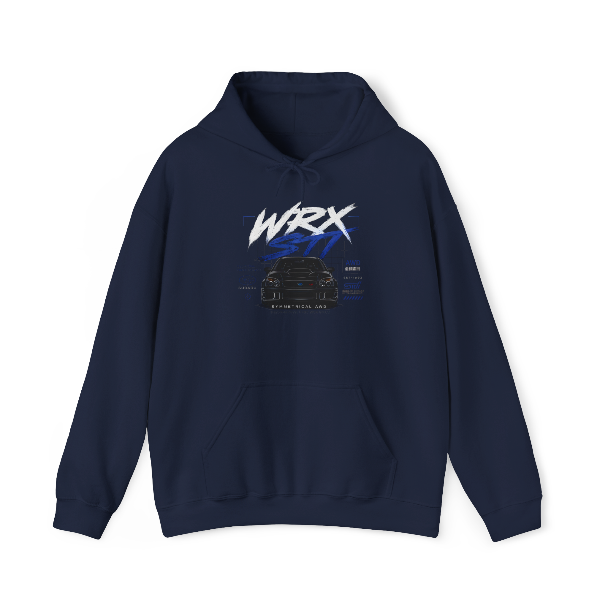 WRX STI Performance Hoodie — Racing Car Graphic Pullover