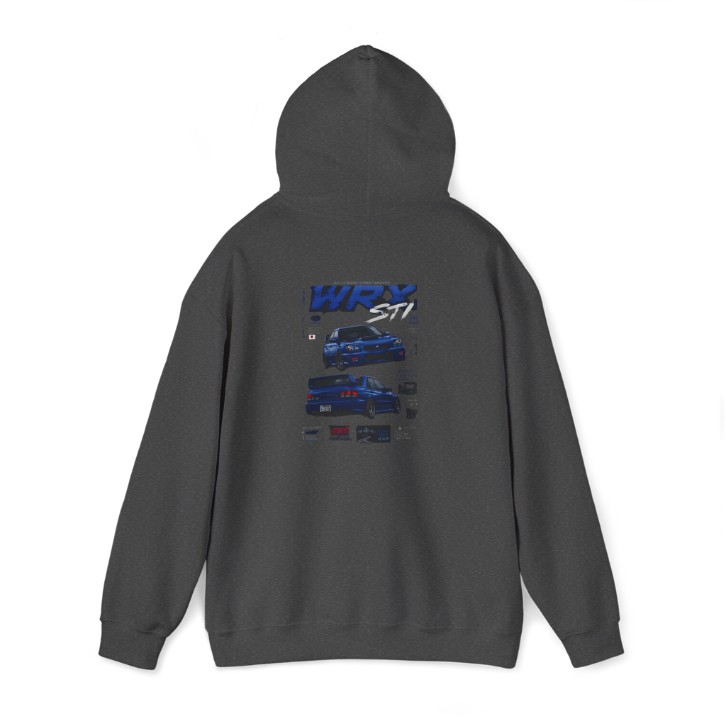 WRX STI Performance Hoodie — Racing Car Graphic Pullover