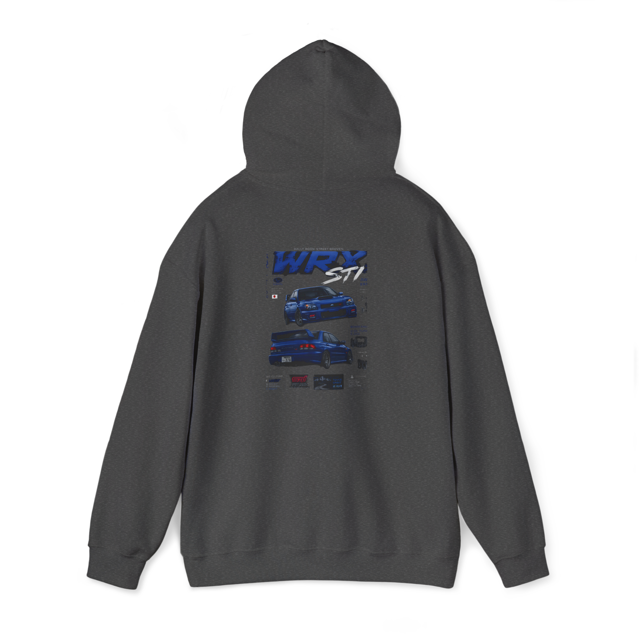 WRX STI Performance Hoodie — Racing Car Graphic Pullover