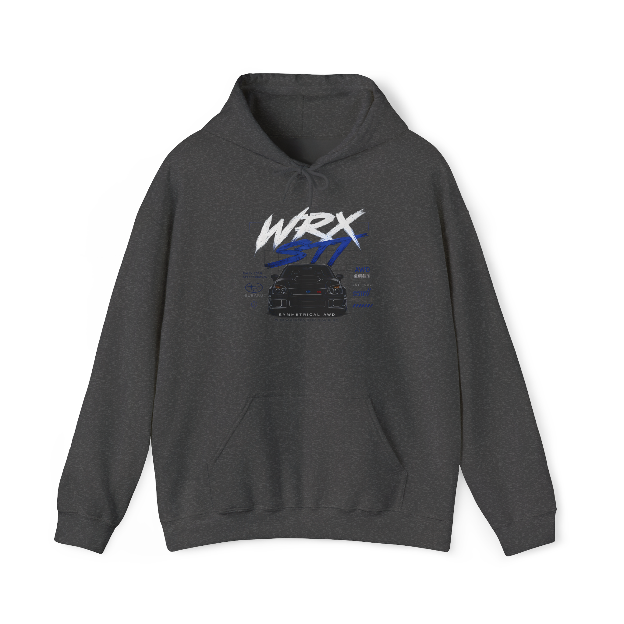 WRX STI Performance Hoodie — Racing Car Graphic Pullover