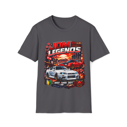 JDM Legends Car Tee — Retro Street Racing Graphic T-Shirt